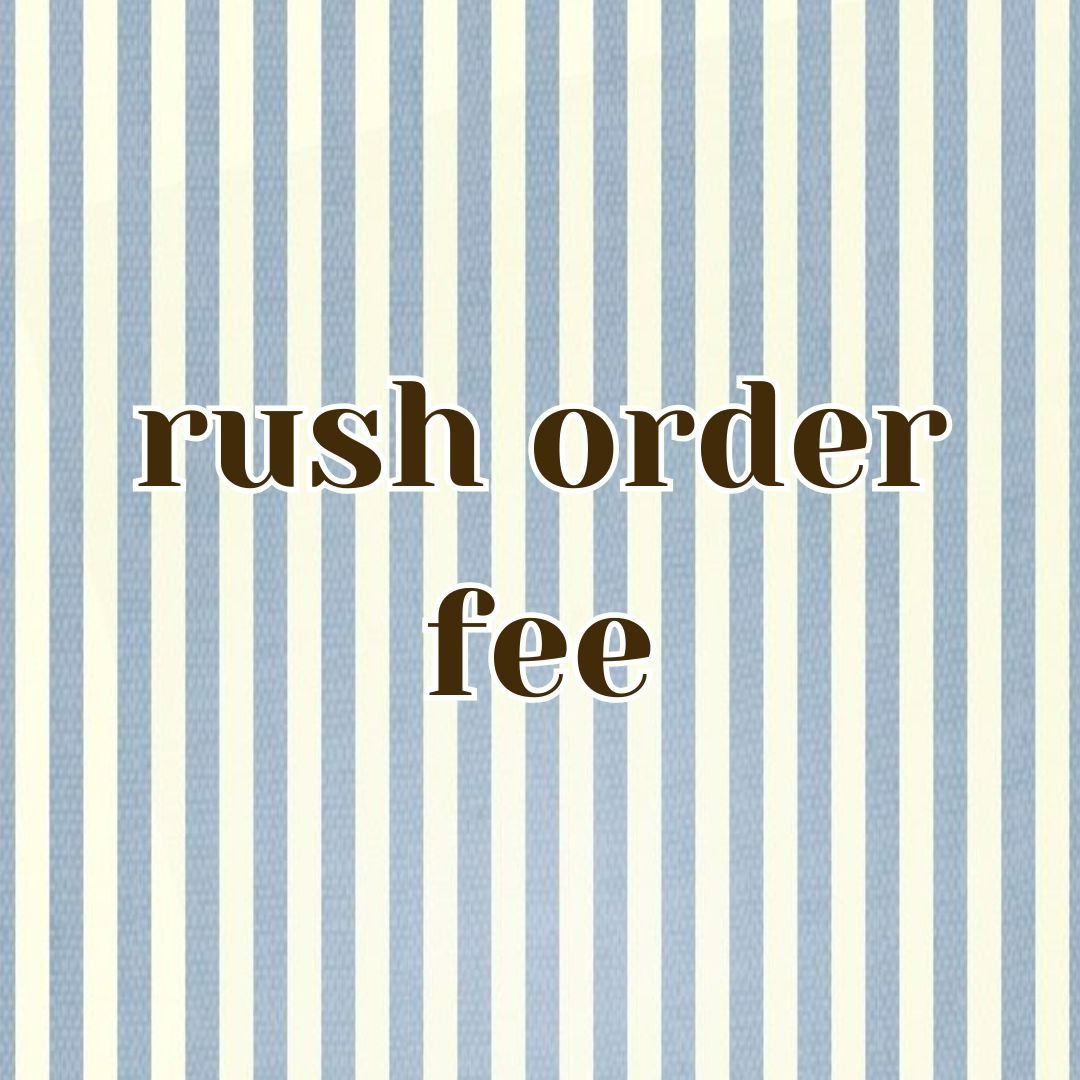 Rush Order Fee (for US customers only)