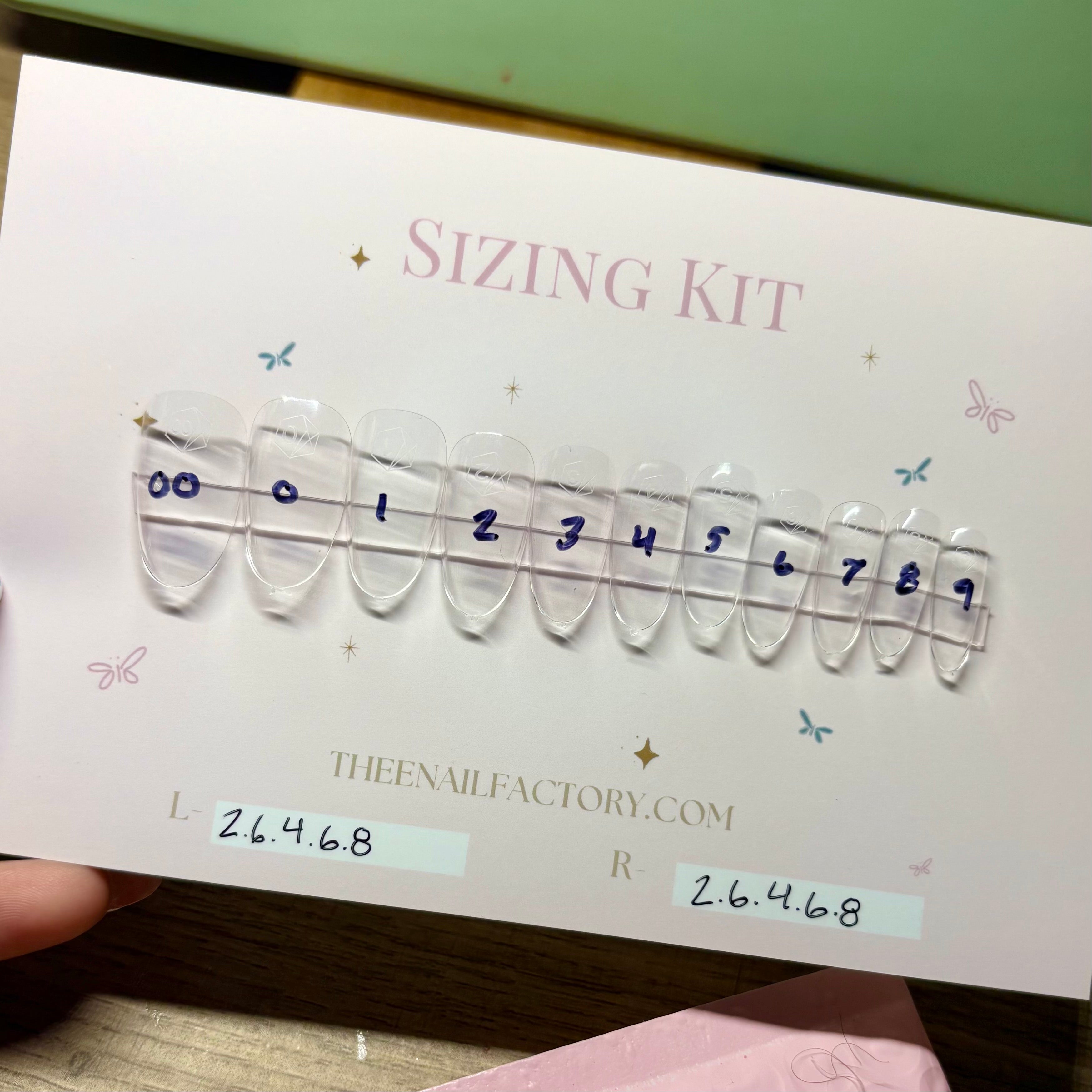 Start With a- Nail Sizing Kit