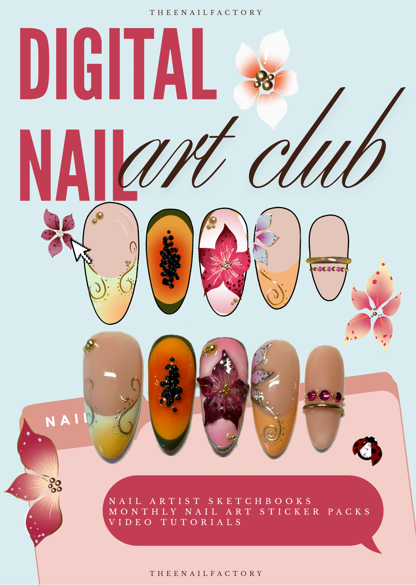 digital nail artist club (monthly subscription)