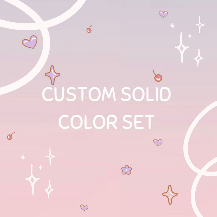 Custom Solid Color Set